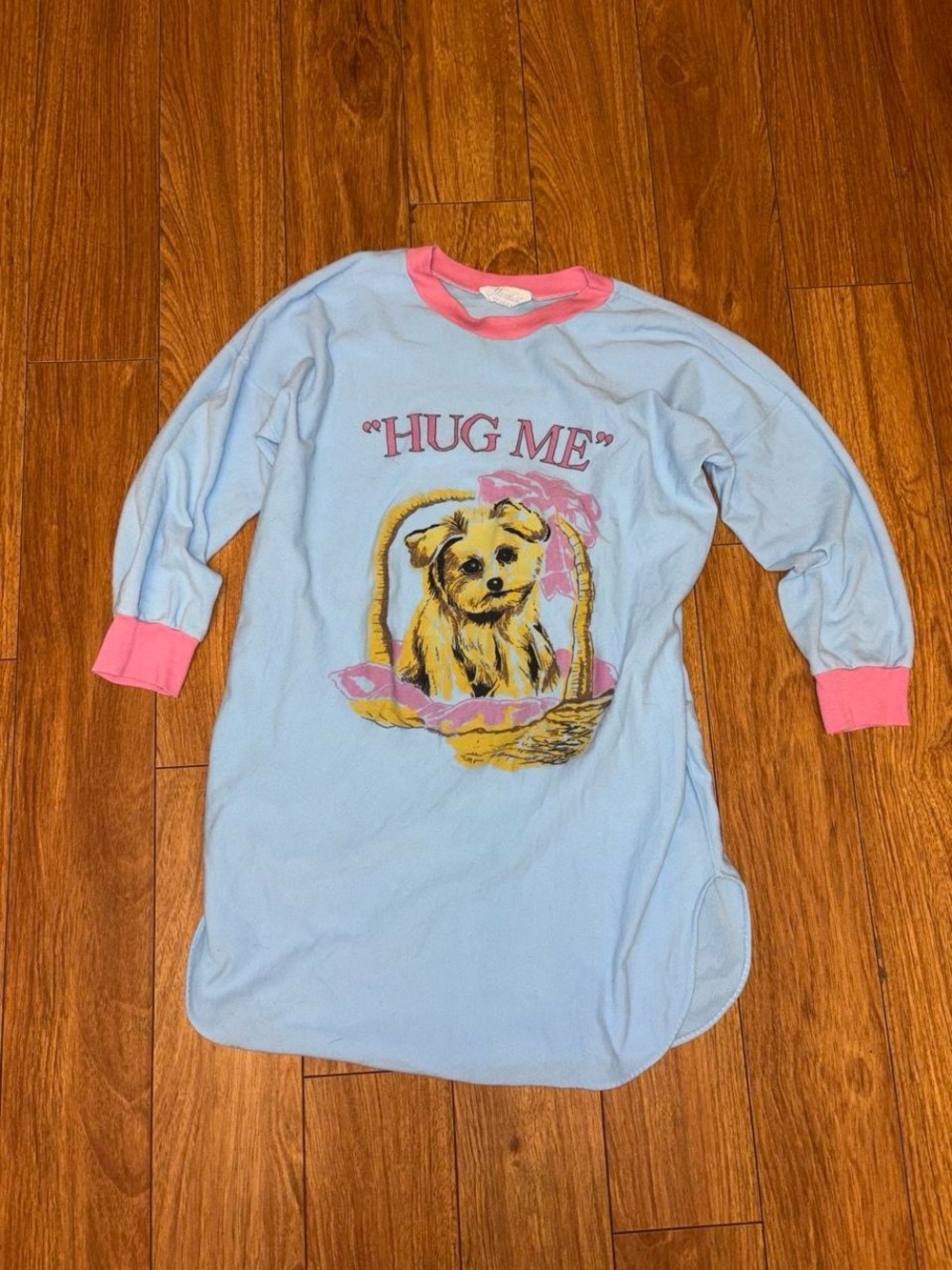 Vintage 80s Nightgown with a cute dog design